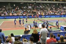 Austin Aztex Soccer Players Perform during World Team Tennis Austin Aces Event at Cedar Park Center.jpg