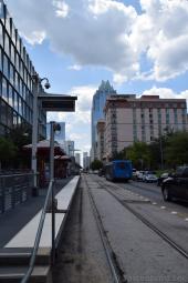 Austin Metro Train Tracks Downtown