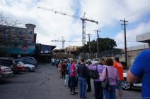 Crowd lining up at Franklin's BBQ in Austin at 1046 AM.jpg