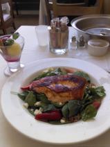 Salmon salad dish at Barton Creek Spa cafe.jpg