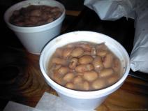 Complimentary beans at Opie's BBQ.jpg