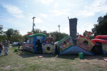 Climbing Wall and Inflated Trains at Day Out with Thomas Event in Burnet.jpg
