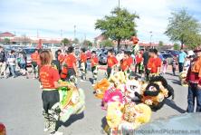 Performers hold their Lion Head costumes at Chinese New Year Celebration Austin Chinatown 2014.jpg