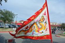 Dragon flag at Chinese New Year Celebration Austin Chinatown 2014 Event.jpg