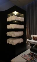 Towel rack & Magazines at W Away Spa waiting room.jpg
